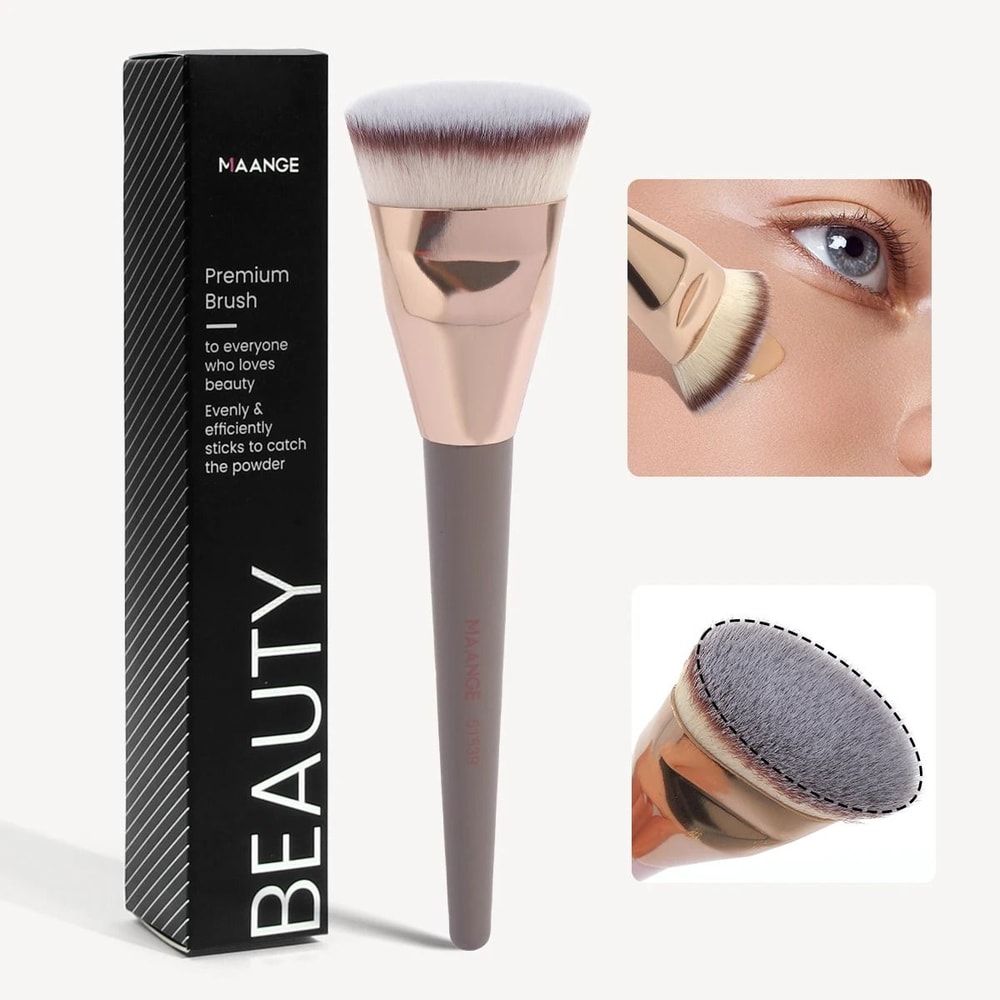 Skin Friendly Flat Head Foundation And Buffing Tool 10