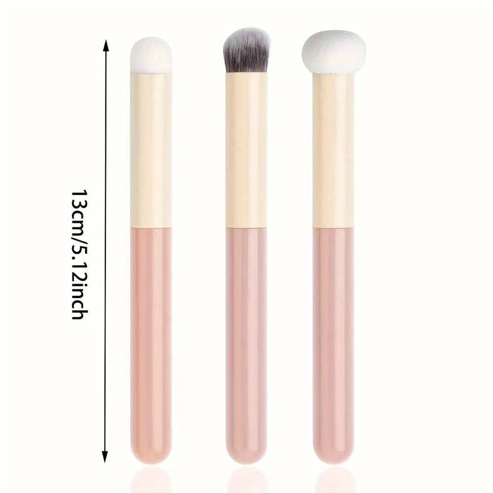 Triple Set Soft Mushroom Head Cosmetic Applicators 5