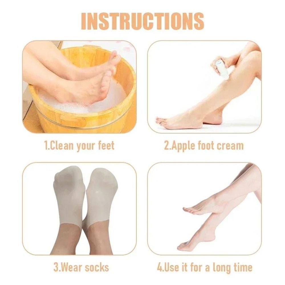 Full Coverage Hydrogel Moisturizing Foot Sleeves 3