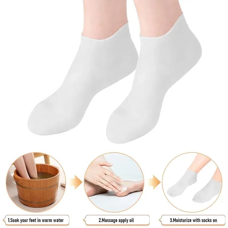 Full Coverage Hydrogel Moisturizing Foot Sleeves 5
