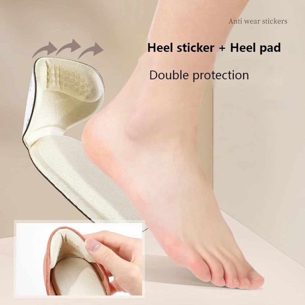 Anatomical T Shape Heel Cushion And Friction Shield 4