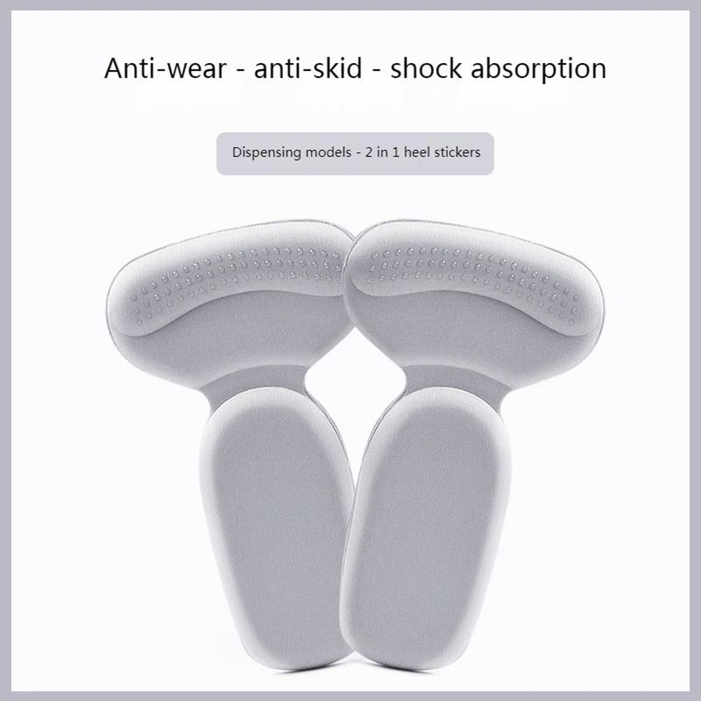 Anatomical T Shape Heel Cushion And Friction Shield 6
