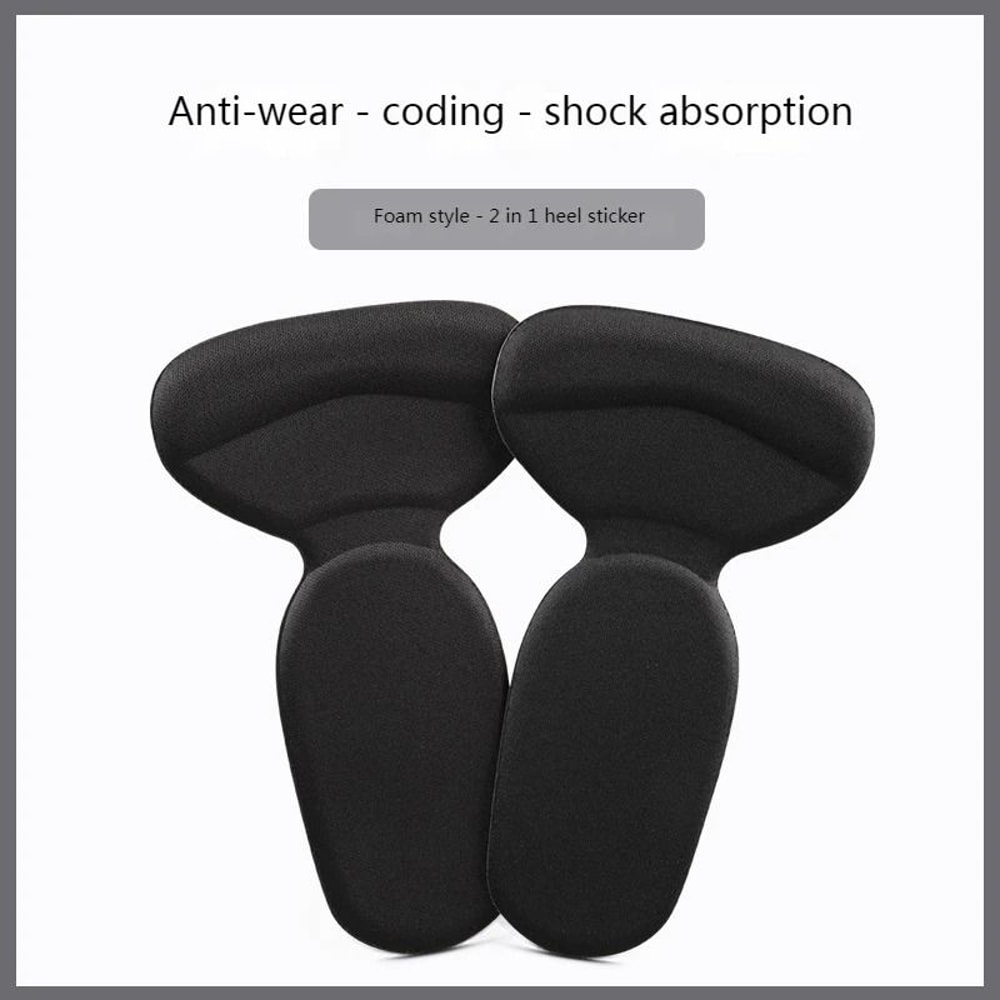 Anatomical T Shape Heel Cushion And Friction Shield 7