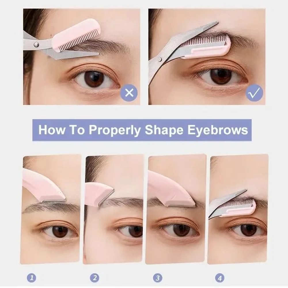 Beginner Friendly Curved Brow Sculpting Set 4