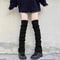 Ribbed Knit Lolita Leg Warmers And Boot Cuffs 10
