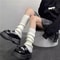 Ribbed Knit Lolita Leg Warmers And Boot Cuffs 2