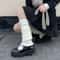Ribbed Knit Lolita Leg Warmers And Boot Cuffs 4
