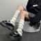 Ribbed Knit Lolita Leg Warmers And Boot Cuffs 7