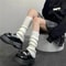 Ribbed Knit Lolita Leg Warmers And Boot Cuffs 7
