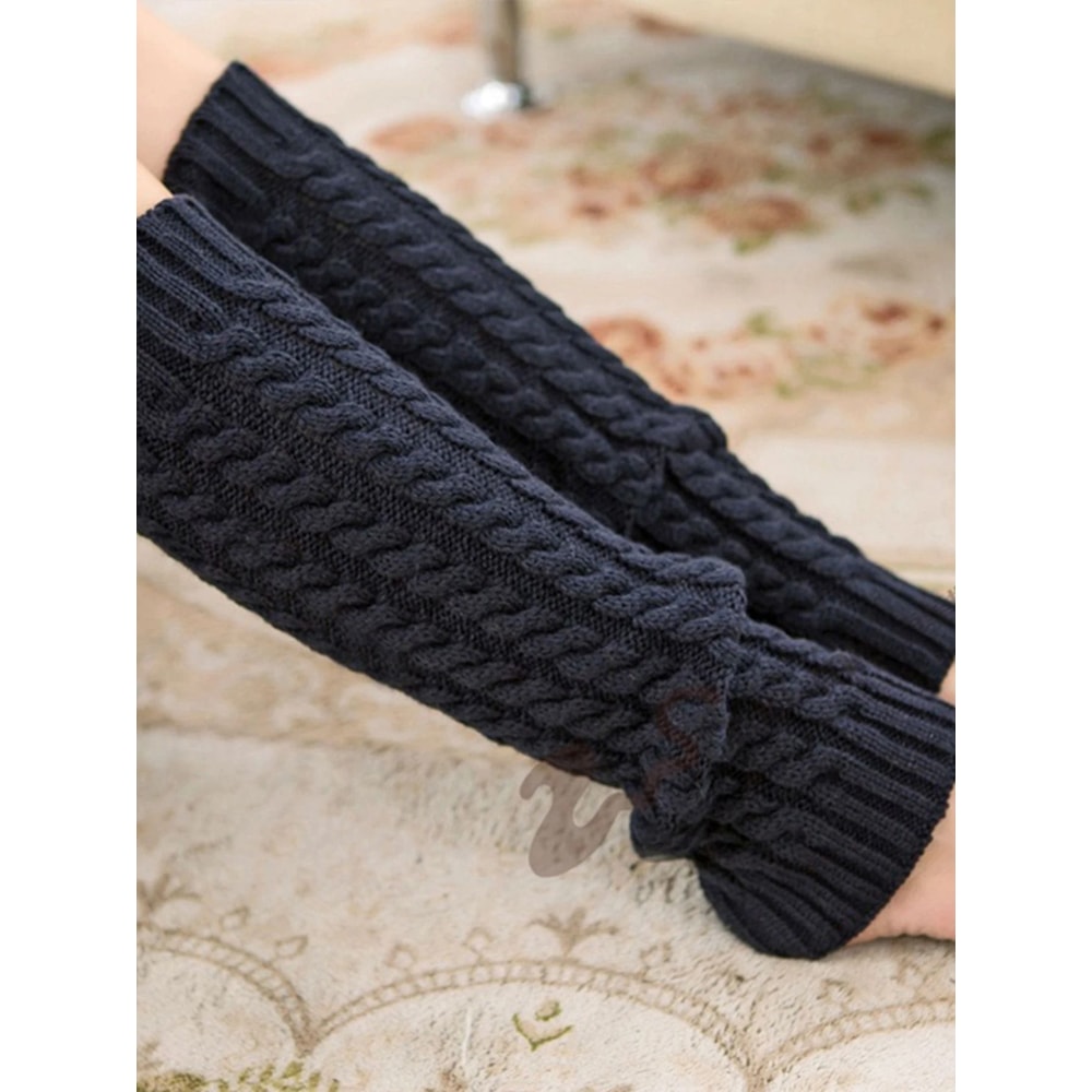 Korean Style SlouchKnit Thermal Leg Warmers 1
