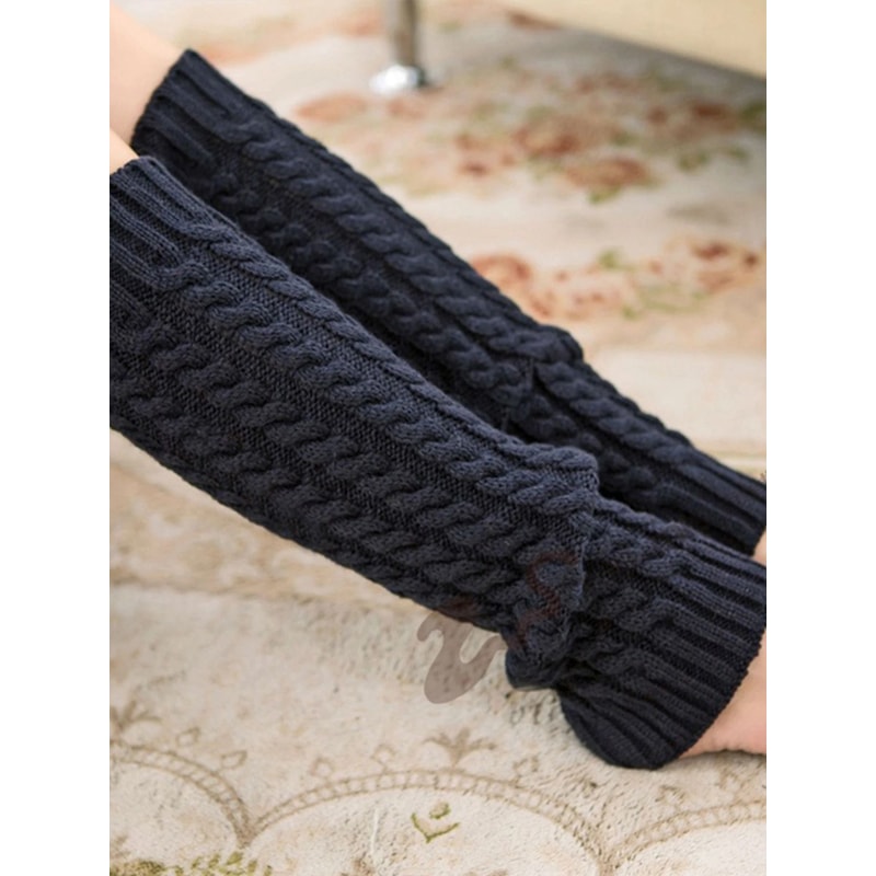 Korean Style SlouchKnit Thermal Leg Warmers 1