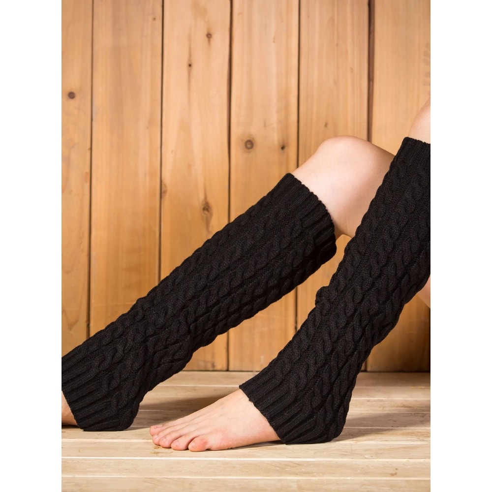 Korean Style SlouchKnit Thermal Leg Warmers 2