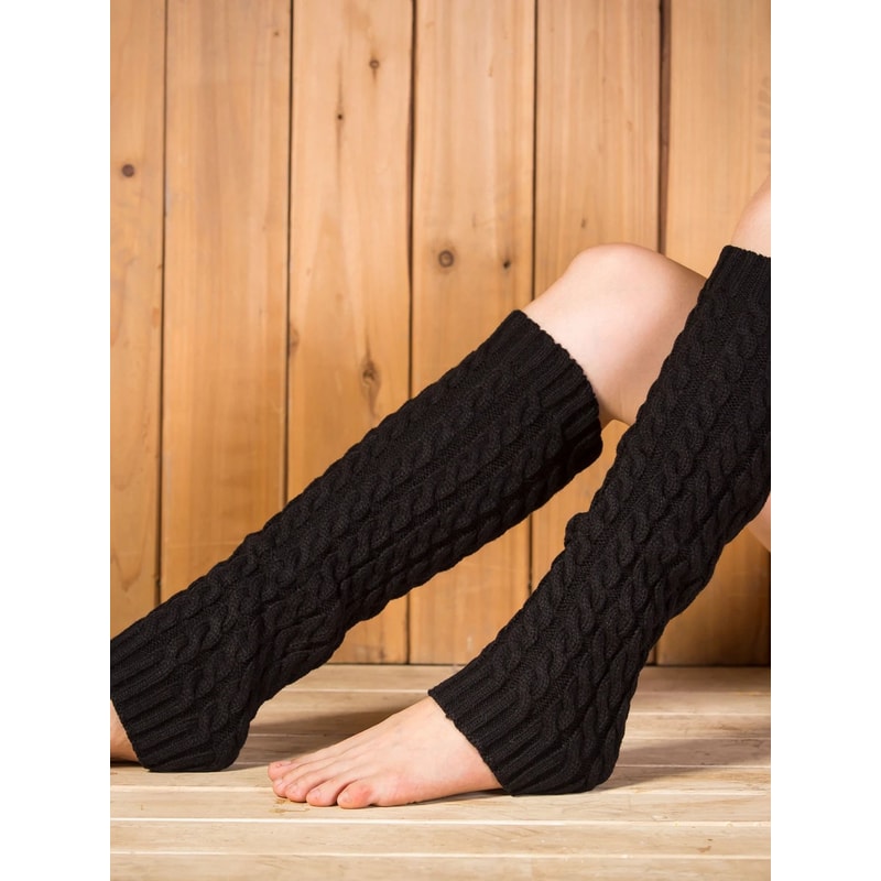 Korean Style SlouchKnit Thermal Leg Warmers 2