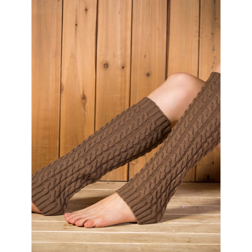 Korean Style SlouchKnit Thermal Leg Warmers 4