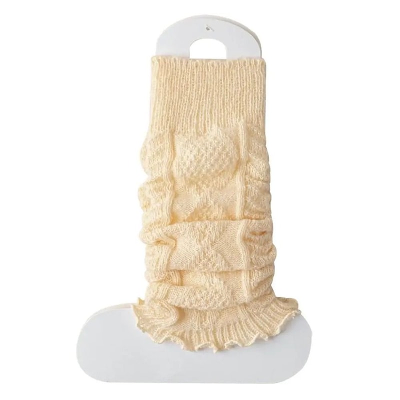 Minimalist Solid Knit Lolita Thermal Sleeves 12