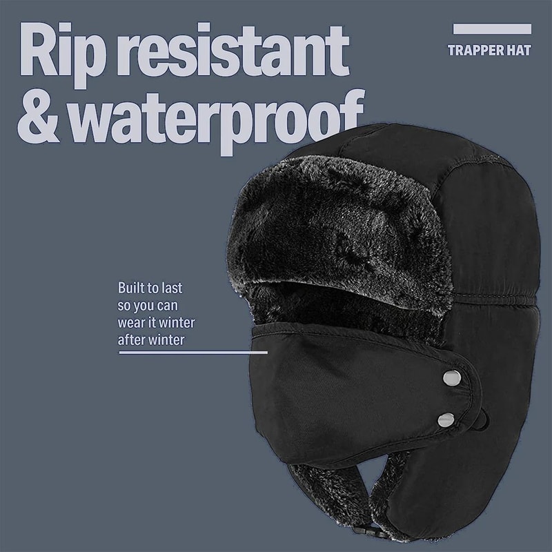 Arctic Trooper Ushanka With Integrated Windproof Mask 2