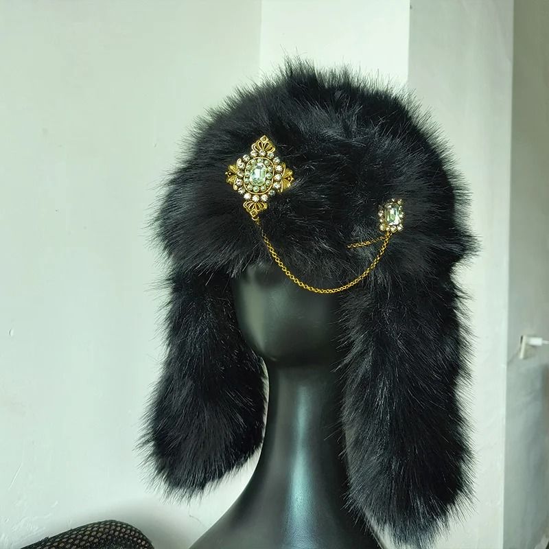 Diamond Quilted Luxury Thermal Bomber Cap 6