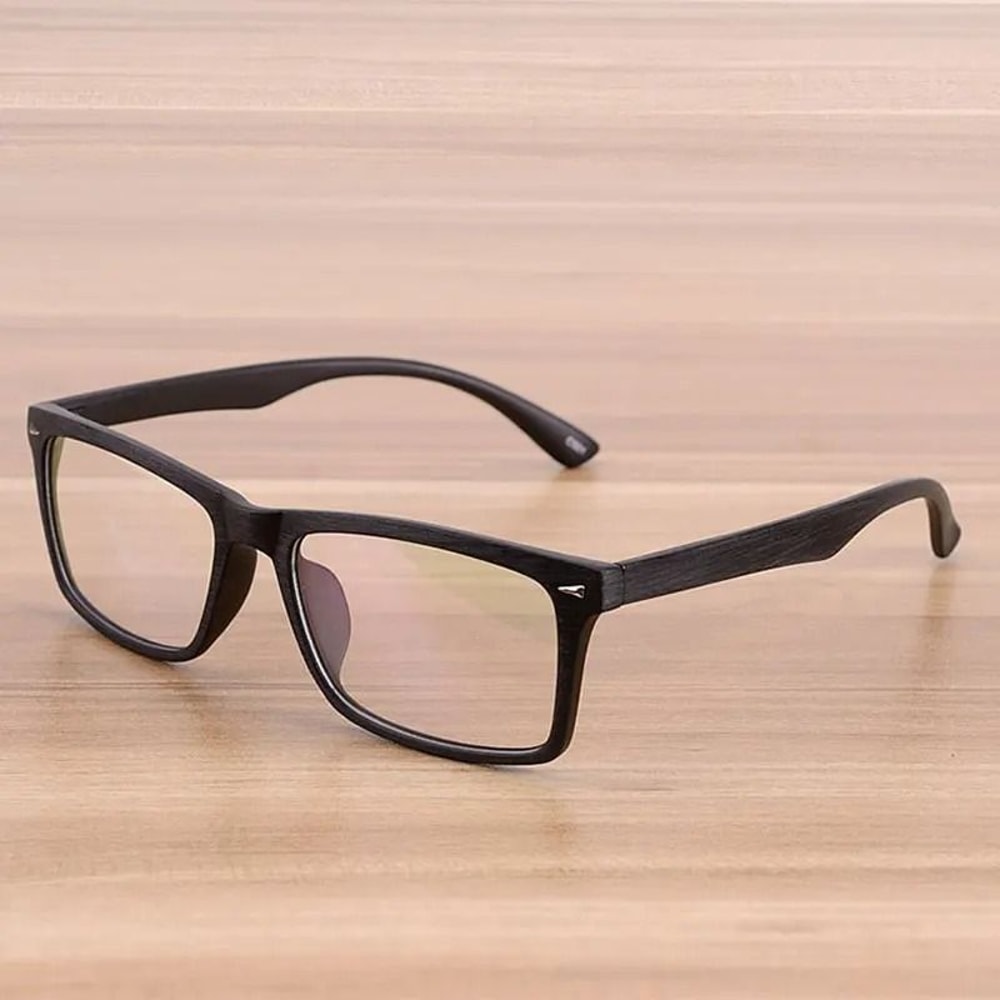 Wood Pattern Vintage Retro Optical Frames 7