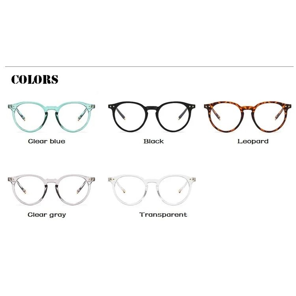 Anti Blue Light Vintage Circular Optical Frames 5