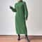 Heavy Gauge Chunky Knit Turtleneck Maxi Dress 2