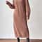 Heavy Gauge Chunky Knit Turtleneck Maxi Dress 6
