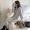 Japanese Inspired Oversized Turtleneck Knit Maxi Dress 1