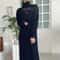 Japanese Inspired Oversized Turtleneck Knit Maxi Dress 5