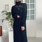Japanese Inspired Oversized Turtleneck Knit Maxi Dress 5