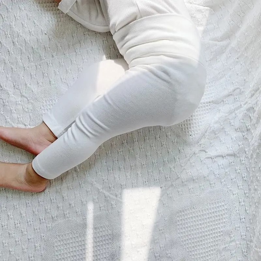 Ribbed Cotton Multi Season Infant Leggings 2