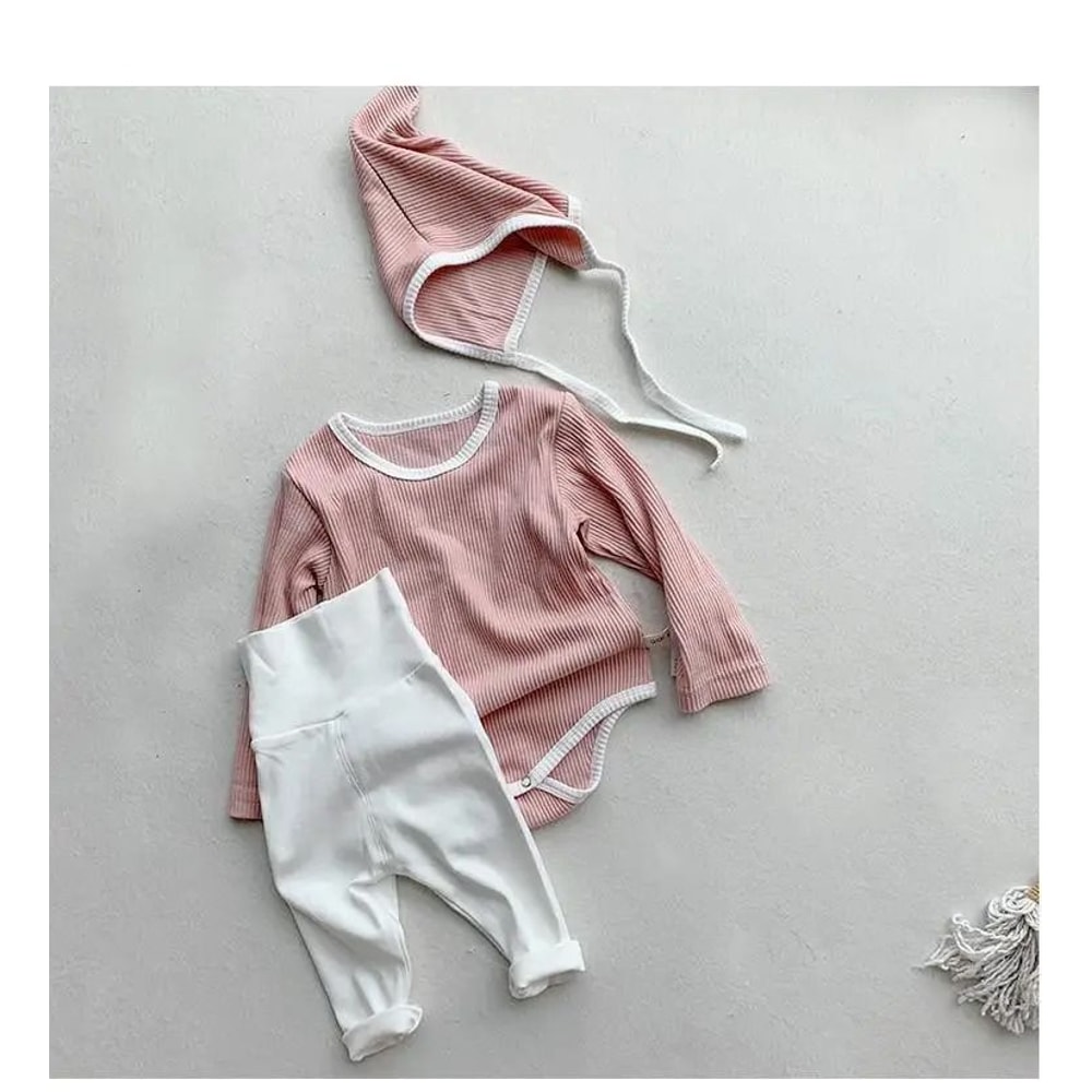 Ribbed Cotton Multi Season Infant Leggings 3