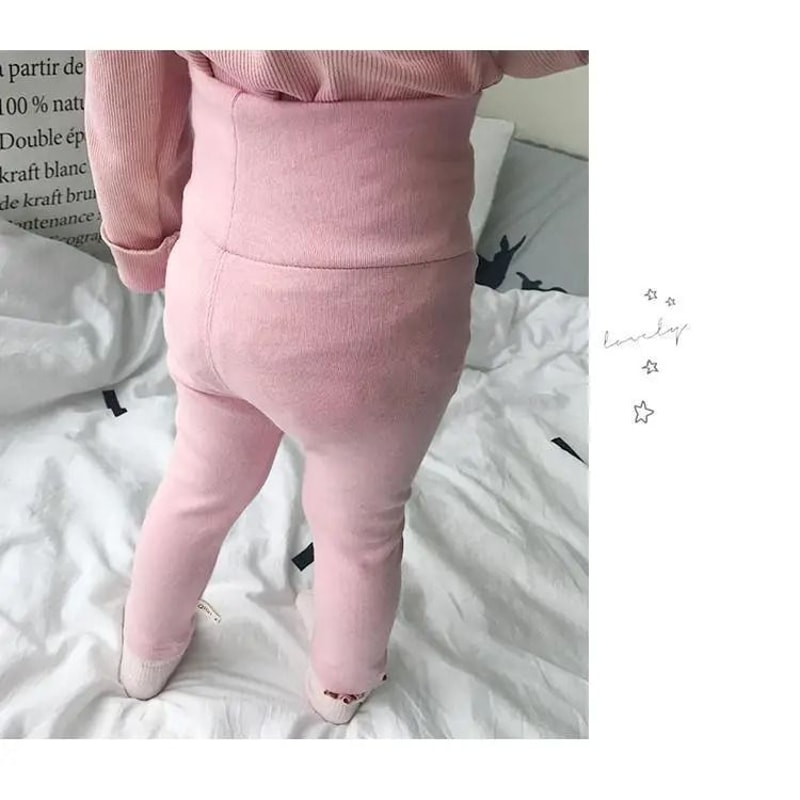 Ribbed Cotton Multi Season Infant Leggings 5