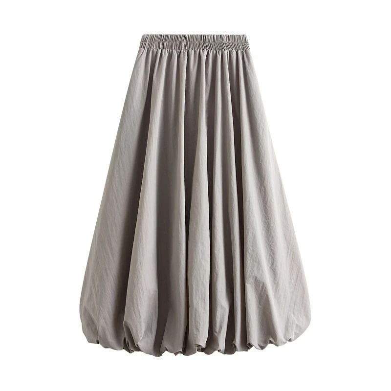 Vintage Balloon High Waist Puff Maxi Skirt 2