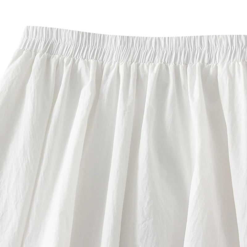 Vintage Balloon High Waist Puff Maxi Skirt 3