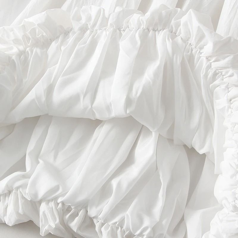 Vintage Balloon High Waist Puff Maxi Skirt 5