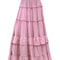 Tiered Ruffle Hem Flowy Maxi Skirt 4