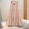 Boho Cotton Linen Slimming Midi Skirt 5