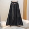 Boho Cotton Linen Slimming Midi Skirt 6