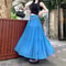 Boho Cotton Linen Slimming Midi Skirt 7