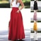 Elegant High Waist Utility Maxi Skirt 3