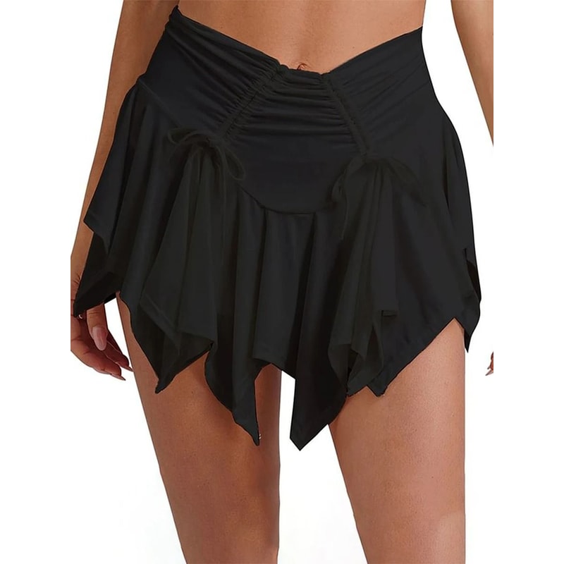 Fairycore Lace Layered Mini Skirt 4