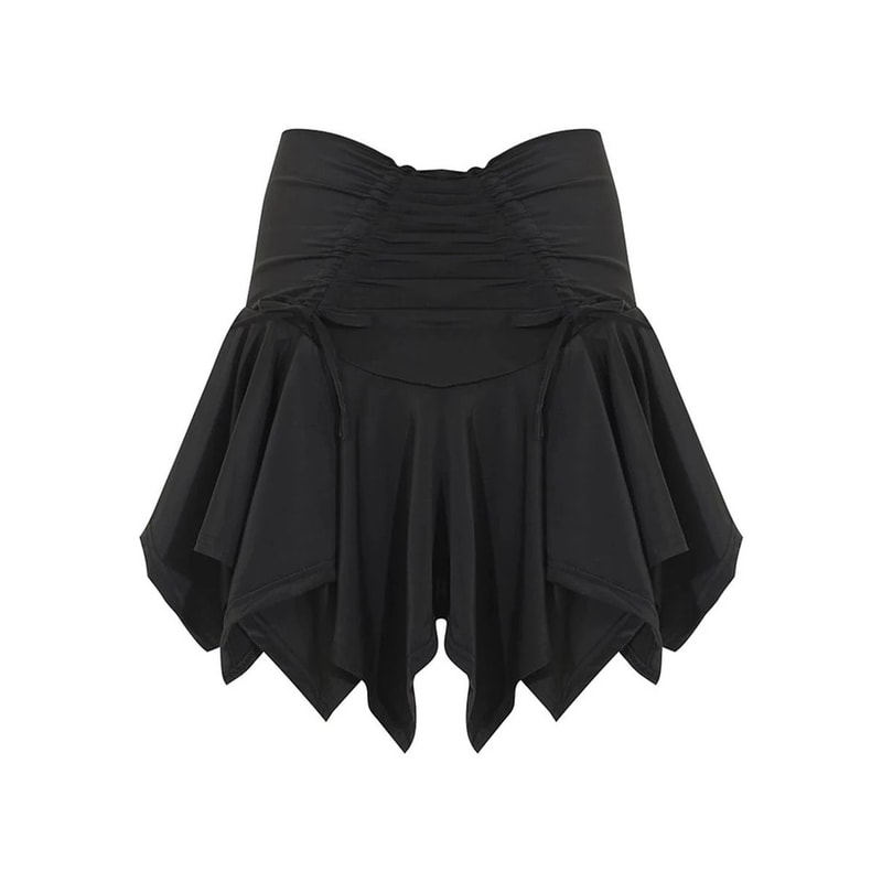 Fairycore Lace Layered Mini Skirt 5