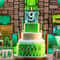 7Piece Green Digital Cake Candle Set 0