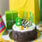 7Piece Green Digital Cake Candle Set 2