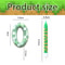 7Piece Green Digital Cake Candle Set 5