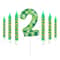 Pixelated Gamer Theme Birthday Candle Set 9