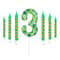 Pixelated Gamer Theme Birthday Candle Set 10