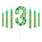 Pixelated Gamer Theme Birthday Candle Set 10