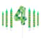 Pixelated Gamer Theme Birthday Candle Set 11