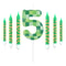 Pixelated Gamer Theme Birthday Candle Set 12