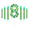 Pixelated Gamer Theme Birthday Candle Set 14
